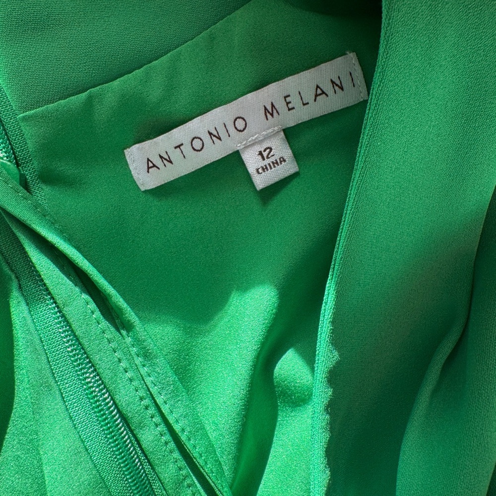 ANTONIO MELANI Vibrant Green Jumpsuit - Picture 5 of 7